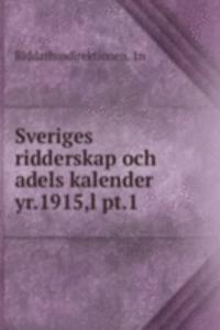 Sveriges ridderskap och adels kalender