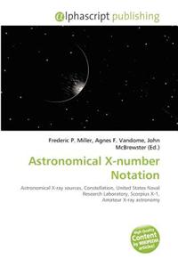 Astronomical X-Number Notation