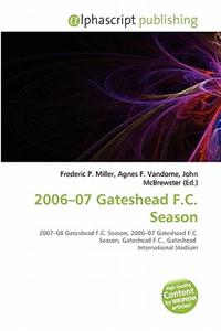 2006-07 Gateshead F.C. Season