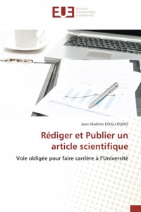 Rédiger et Publier un article scientifique