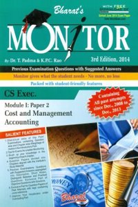 Monitor For Cs-Exec, Module I, Paper 2: Cost And Management Accounting
