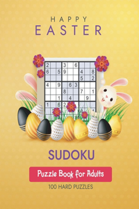 HAPPY EASTER SUDOKU: PUZZLE BOOK FOR ADU