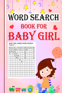Word Search Book For Baby Girl