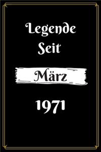 Legende seit März 1971
