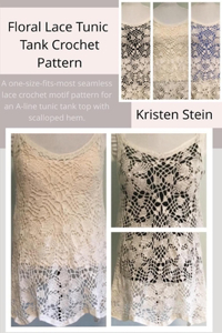 Floral Lace Tunic Tank Crochet Pattern