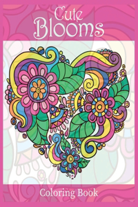 Cute Blooms Coloring Book