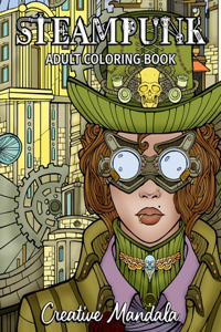 Steampunk Adult Coloring Book