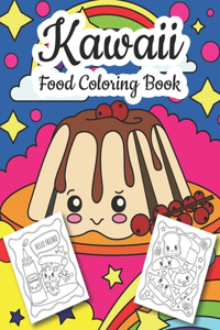 Kawaii Food Coloring Book