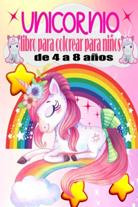 Unicornio libro para Colorear para de 4 a 8 Años