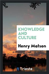 Knowledge and Culture