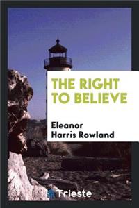 The Right to Believe