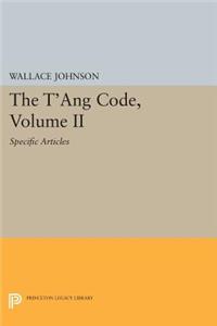 The T'ang Code, Volume II