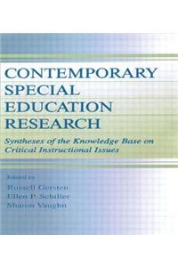 Contemporary Special Education Research