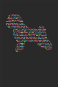 Bichon Frise Notebook 'Word Cloud' - Gift for Bichon Frise Lovers - Bichon Frise Journal