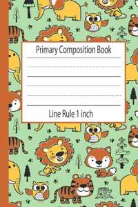 Primary Composition Book Line Rule 1 inch