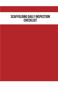 Scaffolding Daily Inspection Checklist
