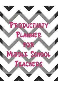 Productivity Planner for Middle School Teachers