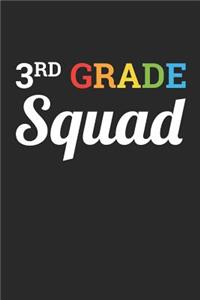 Back to School Notebook 'Third Grade Squad' - Back To School Gift for Her and Him - 3rd Grade Writing Journal