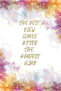The Best View Comes After The Hardest Climb