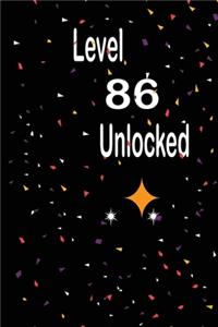 Level 86 unlocked