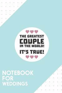 Notebook for Weddings