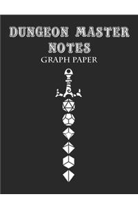 graph paper Dungeon Master Notebook, SQUARED PAPER 120 pages