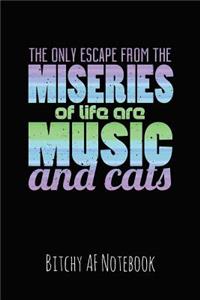 The Only Escape from the Miseries of Life Are Music and Cats