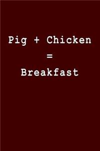 Pig + Chicken = Breakfast