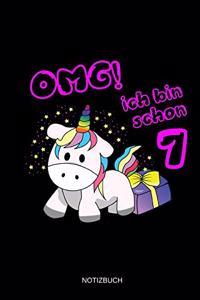 OMG! Ich Bin Schon 7 Notizbuch