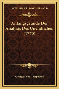 Anfangsgrunde Der Analysis Des Unendlichen (1770)