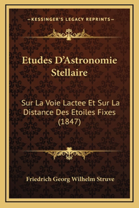 Etudes D'Astronomie Stellaire
