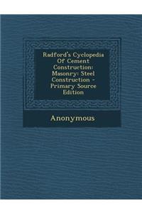 Radford's Cyclopedia of Cement Construction