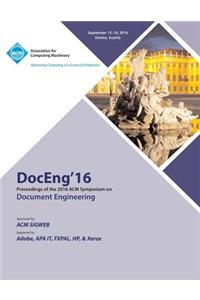 DocEng 16 ACM Symposium on Document Engineering