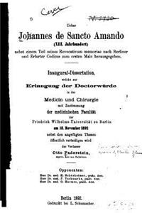 Über Johannes de sancto Amando