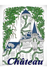Château - coloriages pour adultes