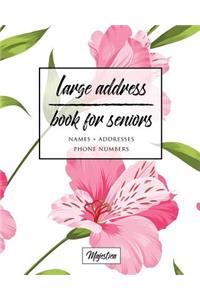 Large Address Book For Seniors