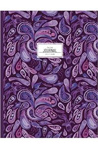 Purple Dot Grid Journal, 8.5 x 11