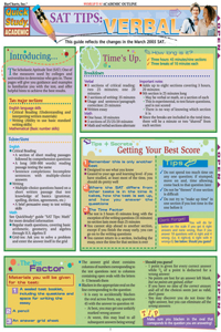 SAT Tips: Verbal