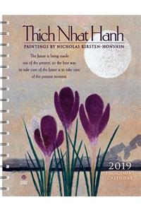Thich Nhat Hanh 2019 Engagement Calendar: Paintings by Nicholas Kirsten-Honshin