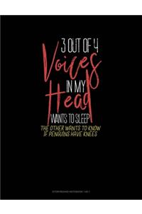 3 Out Of 4 Voices In My Head Wants To Sleep The Other Wants To Know If Penguins Have Knees