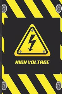 Daily Planner For Electricians - High Voltage