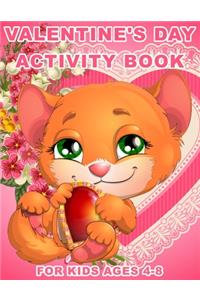 Valentine's Day Activity Book for Kids Ages 4-8