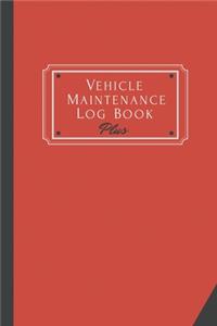 Vehicle Maintenance Log Book Plus