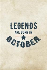 Legends Are Born In October