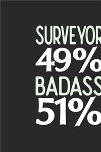 Surveyor 49 % BADASS 51 %