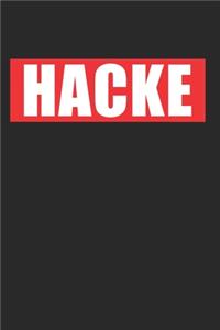 Hacke - Passend zum Dich Hacke Dicht