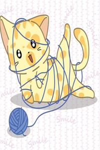 Playing cat notebook