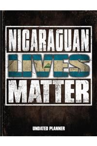 Nicaraguan Lives Matter Undated Planner