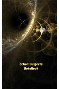 School Subjects NoetBook