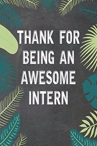 Thank You for Being An Awesome Intern